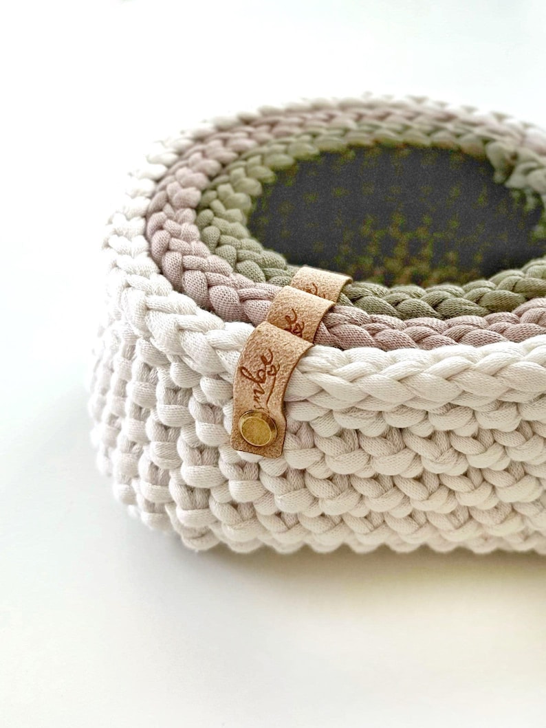 The Boxy Basket Pattern 084 | DIY Crochet Basket Pattern | Square Basket Pattern | Nesting Basket Pattern | Crochet Home Decor Pattern image 6