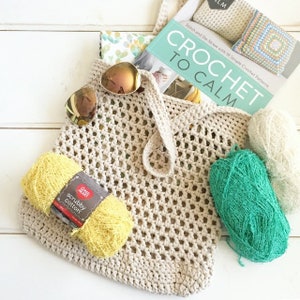 DIY Crochet Pattern The Market Tote Crochet Pattern Crochet Tote Bag Pattern Crochet Purse Pattern Crochet Beach Bag Pattern image 3