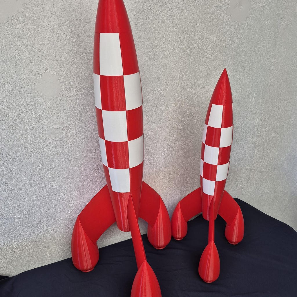 Fusée tintin 50cm - Collection
