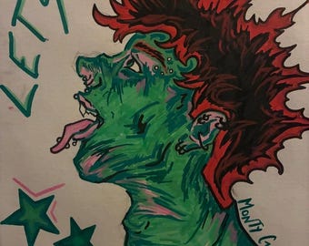 Monty Gator FNAF Fanart Print