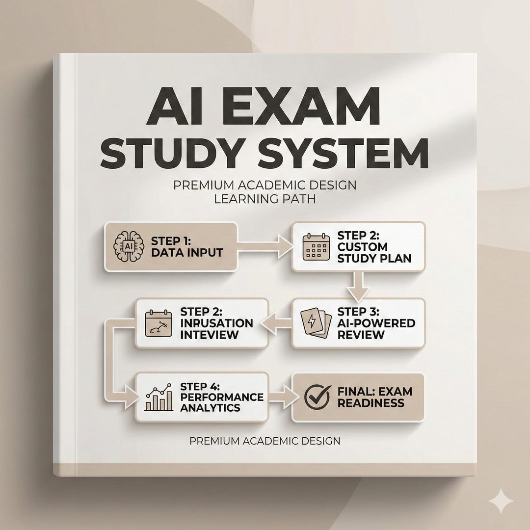 AI Exam Study System | Universal Exam Prep With Chatgpt, Study Planner ...