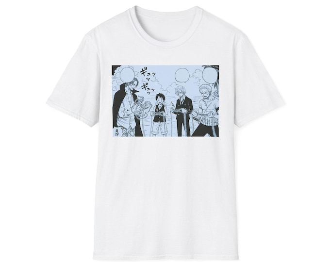One Piece Haki Knot Meme T-Shirt | Black & White Comic Scene Tee