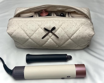 Hair tool bagDyson Airwrap BagHandmade Travel Organizer Bag Womens Bag Protective Case for Dyson Hair Styler Gift for Girlfriend