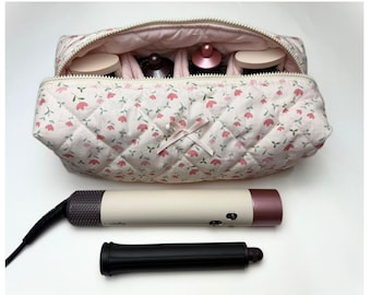 Hair tool bag,Dyson Airwrap Bag Handmade Travel Organizer Bag Womens Bag Protective Case for Dyson Hair Styler Gift for Girlfriend
