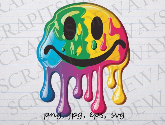 Vector Melting Face Emoji Design Svg Jpg Png Eps 