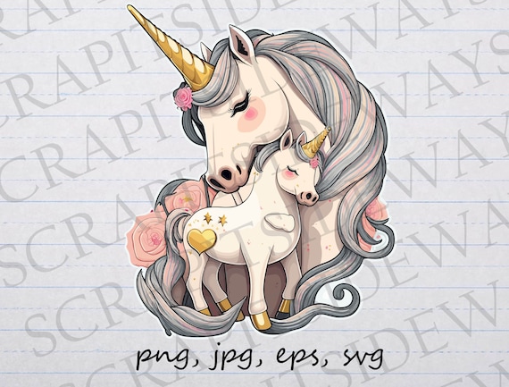 Unicorn Mom Shirt, Watercolor Pink And Gold Unicorn Unicorn Mom Shirt, Watercolor Pink And Gold Unicorn
