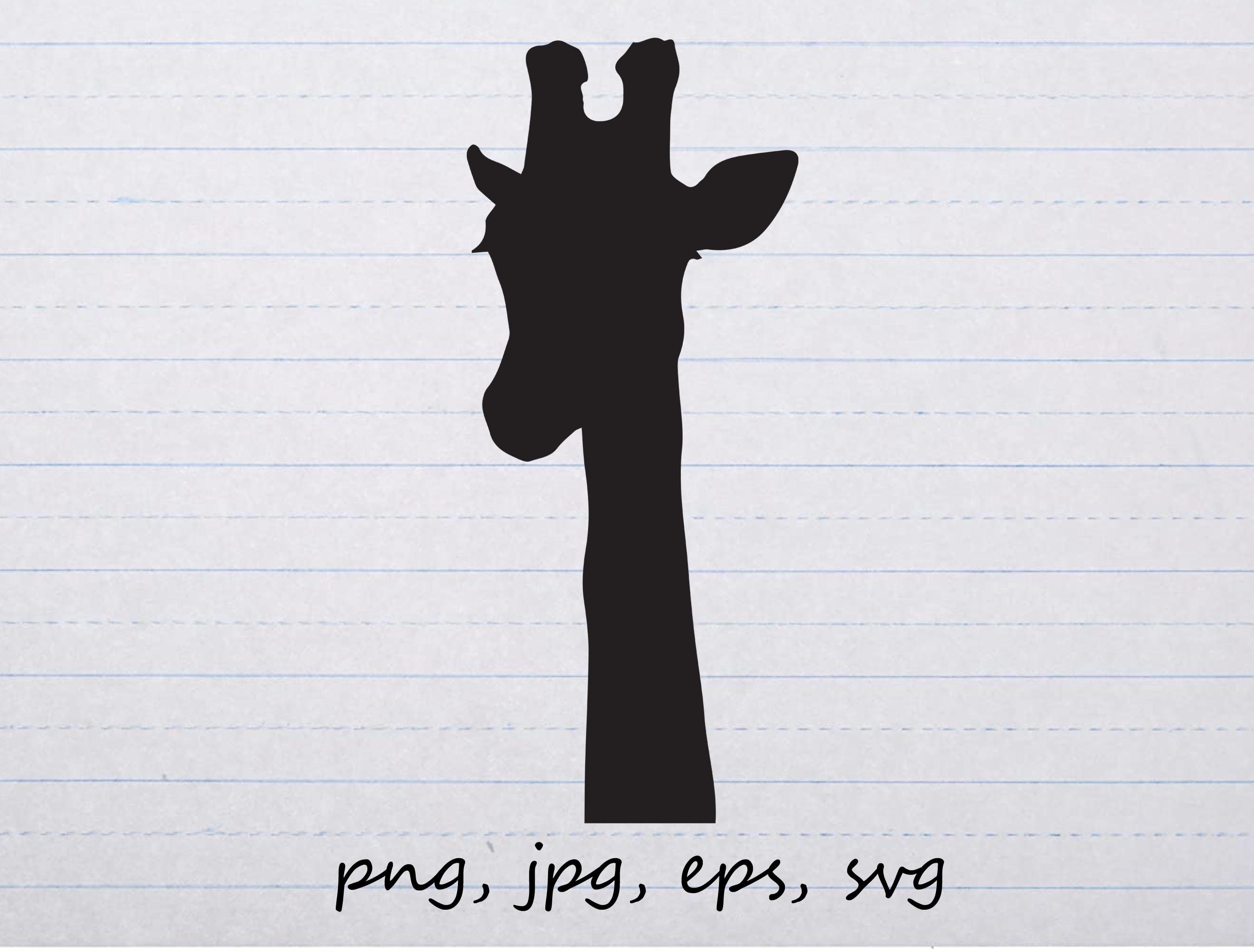 Giraffe Head Outline