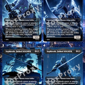 Sephiroth Card - Etsy Sephiroth Card - Etsy