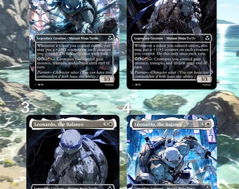 MTG Foil Proxy – Leonardo, the Balance Commander | Alt Art Custom Card