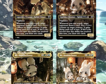 MTG Foil Proxy – Ms. Bumbleflower Commander | Alt Art Custom Card