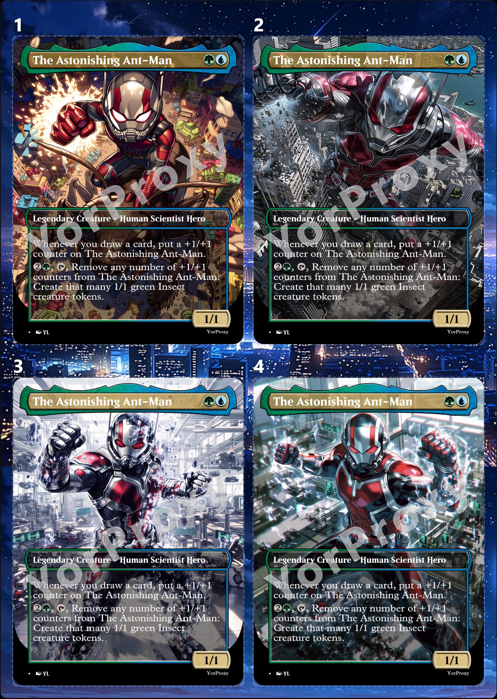 MTG Foil Proxy – the Astonishing Ant-man EDH Commander | Alt Art