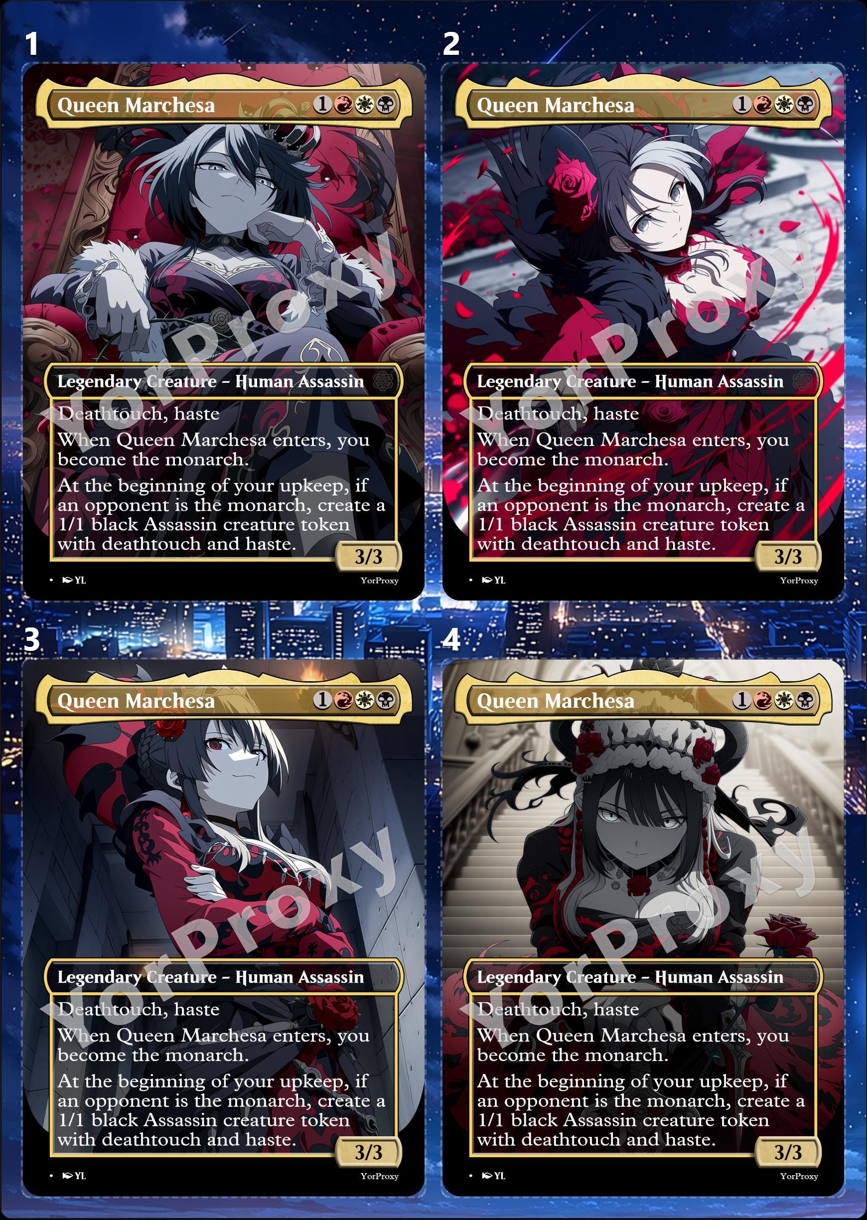 マルチェッサ女王　foil版アーティストプルーフ Foil Queen Marchesa - Etsy