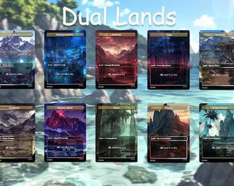 MTG Dual Lands – Complete 10-Card Proxy Set | Mana Base Upgrade