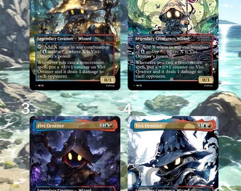 MTG Foil Proxy – Vivi Ornitier Commander | Alt Art Custom Card