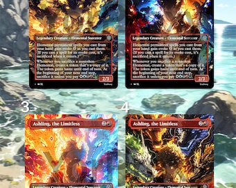 MTG Foil Proxy – Ashling, the Limitless Commander | Alt Art Custom Card