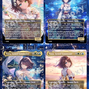 mtg yuna grand summoner commander deck Final Fantasy Yuna, Alcove Flip 100+ Box if it had one or more counters on it MTG Final Fantasy Yuna, Grand
