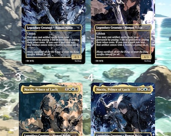 MTG Foil Proxy – Noctis, Prince of Lucis Commander | Alt Art Custom Card