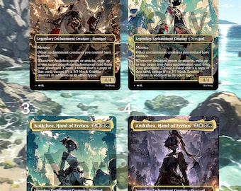 MTG Foil Proxy – Anikthea, Hand of Erebos Commander | Alt Art Custom Card