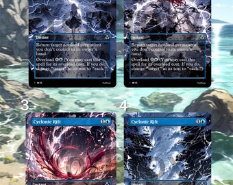 MTG Foil Proxy – Cyclonic Rift | Alt Art Custom Card