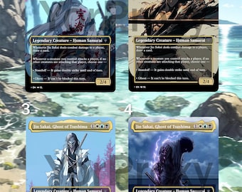 Jin Sakai, Ghost of Tsushima | Proxy Card - Etsy