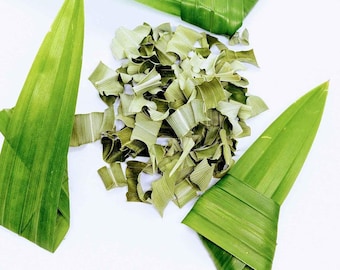 Dried Pandan Leaves Cut | Pandanus amaryllifolius | Pandan Tea & Flavoring | Organic Ceylon Herb