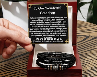 To Our Grandson Gift from Grandparents Grandson's Birthday Gift Graduation Keepsake for Grandson Inspirational Gift Grandson Meaningful Gift