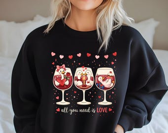 Chemise Comfort Colors® Just a Love Goose pour la Saint-Valentin, cadeau mignon pour amateur d'oie, chemise Silly Goose, chemise drôle pour la Saint-Valentin