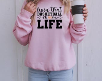 T-shirt de basket-ball pour maman Livin That, T-shirt de basket-ball pour maman,