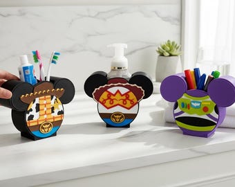 Disney Toy Story Soap Holder Bundle – Pick 2, 3 or 4 | Woody, Jessie, or Buzz | Bath and Body Works Soap Bottle Cover | Kids Bathroom Decor