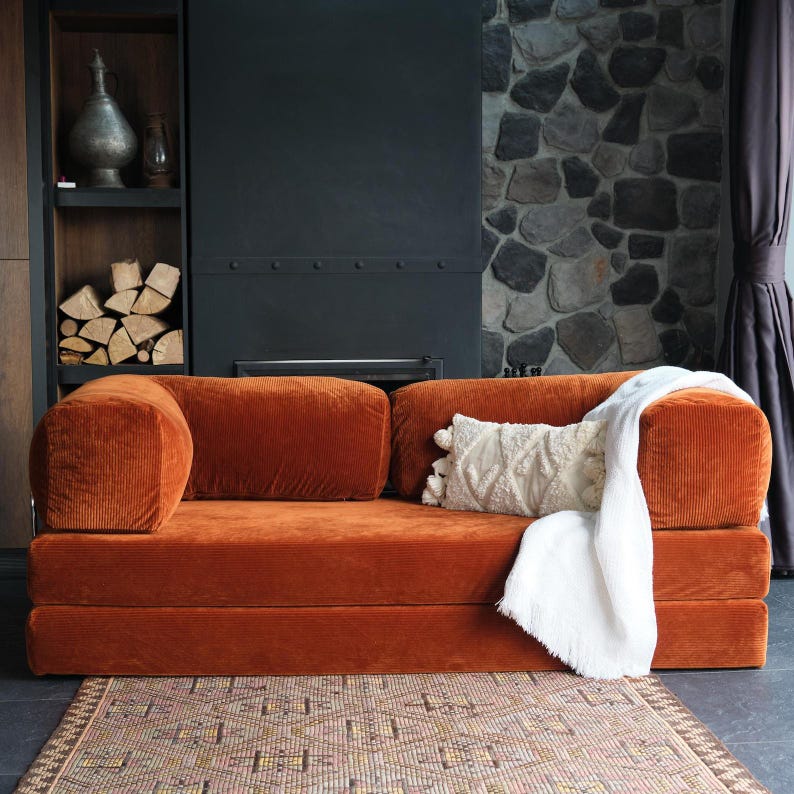 Modulares Sofa Luxus Samt, Benutzerdefinierte faltbare Sofa, Teddy Wohnzimmer Schnittcouch Bild 1