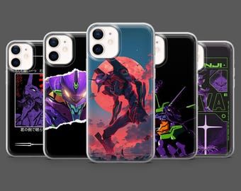 EVA 01 Handyhülle Neon Genesis Evangelion Cover für iPhone 17 Pro, 16, 15, 14, 13, 12, Samsung S26, S25, S24, S23, A17, A57, A37 Pixel 10, 9