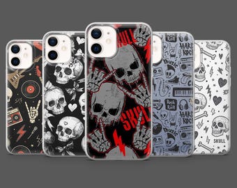 Etui na telefon Punk Rock Grunge Emo Anarchy Cover do iPhone'a 17Pro, 16, 15, 14, 13, 12, Samsunga S26, S25, S24, S23, A17, A26, A57, Pixela 10, 9