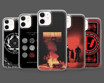 21 Piloten Handyhülle Twenty One Pilots Hülle für iPhone 17Pro, 16, 15, 14, 13, 12, Samsung S26, S25, S24, S23, A17, A26, A57, Pixel 10, 9