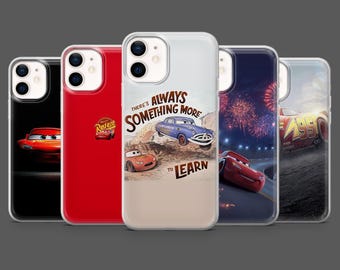 Lightning McQueen Handyhülle Cars Disney Cover für iPhone 17Pro, 16, 15, 14, 13, 12, Samsung S26, S25, S24, S23, A17, A26, A57, Pixel 10, 9