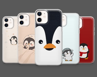 Pinguin-Handyhülle Antarktis Kawaii Cover für iPhone 17 Pro, 16, 15, 14, 13, 12, Samsung S26, S25, S24, S23, A17, A57, A37 Pixel 10, 9