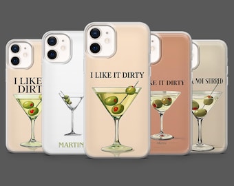 Etui na telefon z motywem koktajlu Martini Summer Spritz do iPhone'a 17Pro, 16, 15, 14, 13, 12, Samsunga S26, S25, S24, S23, A17, A26, A57, Pixela 10, 9