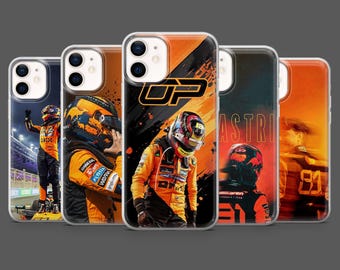 Etui na telefon Oscar Piastri OP81 z motywem Formuły 1 do iPhone'a 17Pro, 16, 15, 14, 13, 12, Samsunga S26, S25, S24, S23, A17, A26, A57, Pixela 10, 9