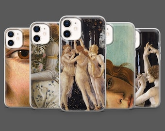 Sandro Botticelli Handyhülle Renaissance Cover für iPhone 17 Pro, 16, 15, 14, 13, 12, Samsung S26, S25, S24, S23, A17, A57, A37 Pixel 10, 9