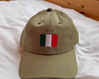 Italy Flag Cap - Cute Hats for Women, Embroidered Hats, Women's cap, Italy Travel Souvenir Cap, Gifts for Her, Italy Hat, Italia, Italy
