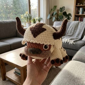 Fliegender Bison Häkelanleitung PDF | Chunky Amigurumi Plushie Häkelanleitung | Kuh Häkelanleitung | Sofort Download Häkeltier Tier Muster