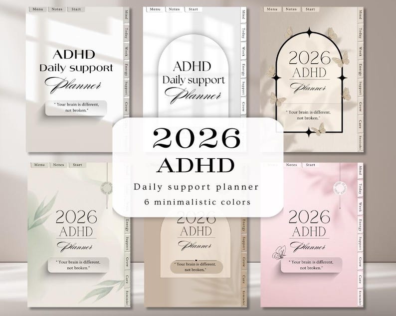 2026 ADHD Digital Planner for Women, Neurodivergent Mind (goodnotes ...