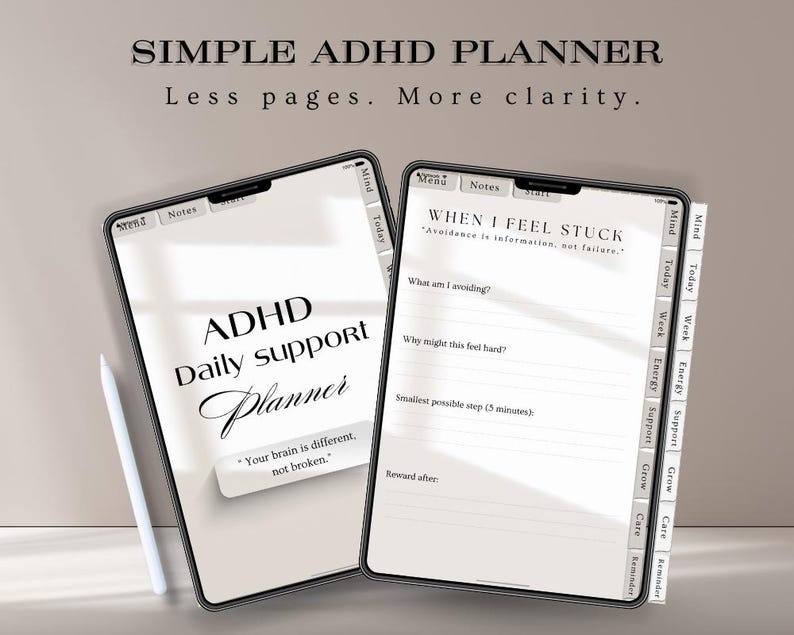 2026 ADHD Digital Planner for Women, Neurodivergent Mind (goodnotes ...