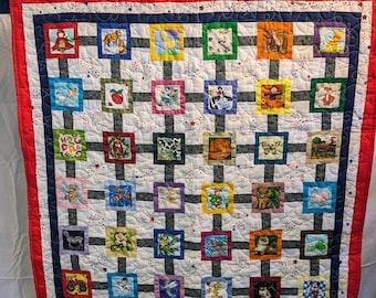 I Spy child's quilt