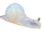 Sabino Opalescent Glass Snail Miniature Figurine