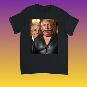 Donald Trump and Jeffrey Epstein T-Shirt, Anti Trump T-Shirt, Anti MAGA T-Shirt, Epstein Files T-Shirt, Epstein Trump Relation Shirt