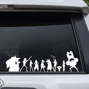 Straw Hat Crew Car Decal - Etsy