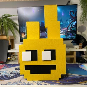 SPRINGTRAP/SPRINGBONNIE HEAD 8 bitars pixel