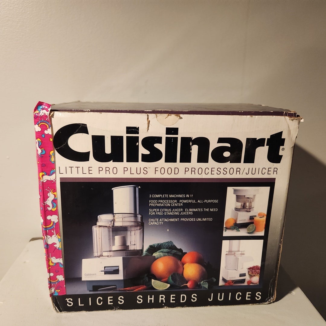 Cuisinart 1991 Nos Little Pro Plus Food Processor Juicer Etsy