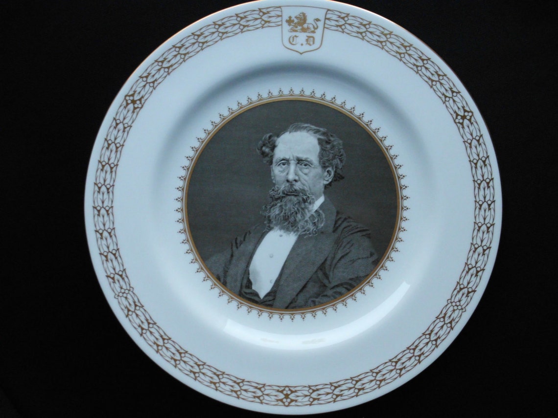 Spode Ltd. Edition Charles Dickens Commemorative Plate Etsy