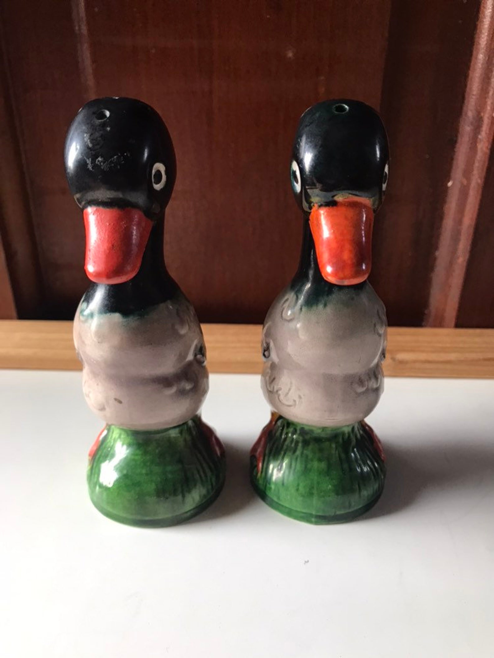 Vintage Duck Salt and Pepper Shakersmade in Japan Etsy